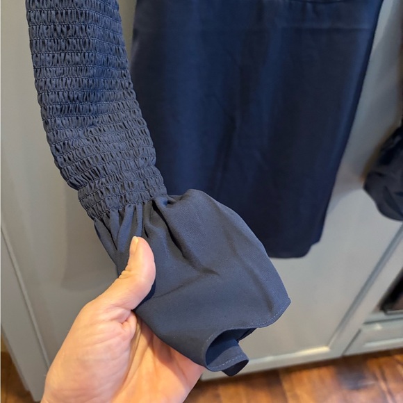 NEW with tags! Likely Victoria Smocked Bell Sleeve Mini Dress size 0 - Picture 5 of 5